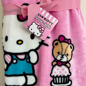 BRAND NEW- With Tags Hello Kitty Throw Blanket